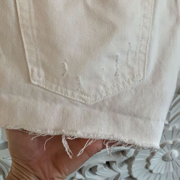 Free People Sophia White Denim Short - Picture 11 of 12